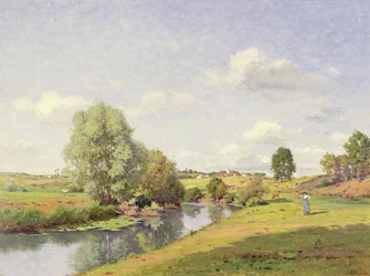 La rivière Saône près de Grignancourt